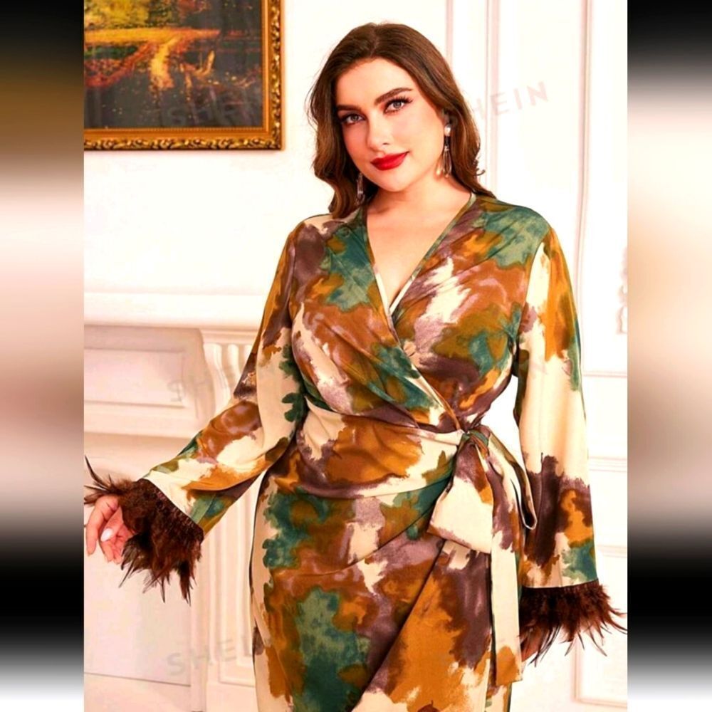 Plus Size Elegant Dress 1X